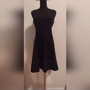 DKNY. Women's A-Line Dress with Gold Dot... Size 6.